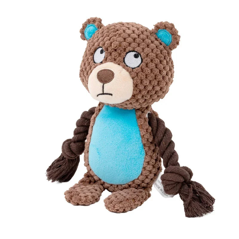 Jouet pour chien Crocodooo™ – Peluche résistante avec couineur