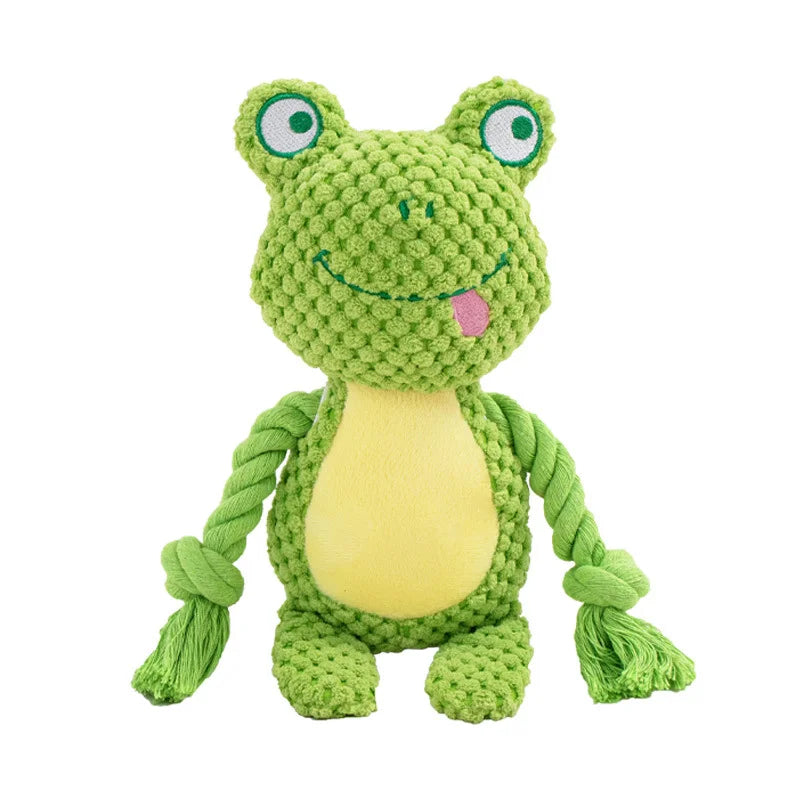 Jouet pour chien Crocodooo™ – Peluche résistante avec couineur