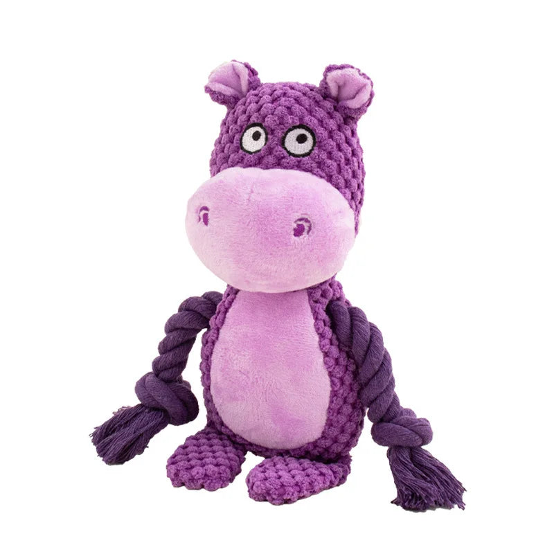Jouet pour chien Crocodooo™ – Peluche résistante avec couineur